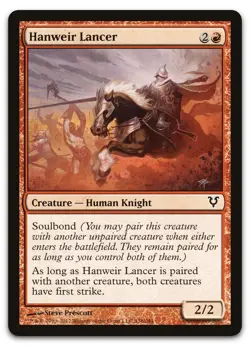 Hanweir Lancer #138 (NM) Avacyn Restored AVR Magic MTG - Image 1