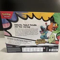Pokemon Trading Card Game Mega Evolution Ascended Heroes Pin Box Tepig Totodile… - Image 2