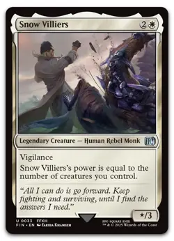 Snow Villiers #33 (NM) Final Fantasy FIN Magic MTG - Image 1