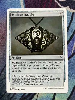 MTG 2024 Mystery Booster 2: Mishra's Bauble (White Border) - Image 1