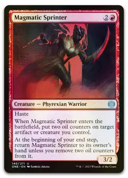 Magmatic Sprinter #140 (Foil) (NM) Phyrexia All Will Be One ONE Magic MTG - Image 1