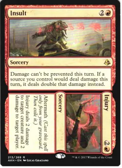 INSULT // INJURY 213 RARE AMONKHET MAGIC: THE GATHERING LP - Image 1