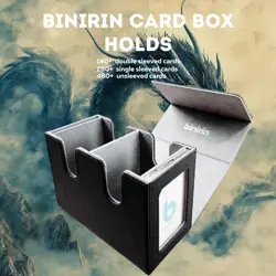 MTG Deck Box with 2 Commander Display Windows Double Deck Box for 280+ Single - Image 3