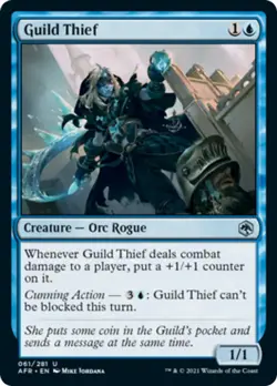 Guild Thief FOIL Adventures in the Forgotten Realms NM Uncommon CARD ABUGames - Image 1