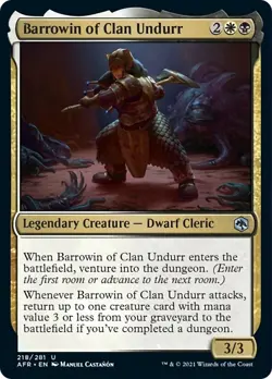 Barrowin of Clan Undurr FOIL Adventures in the Forgotten Realms NM CARD ABUGames - Image 1