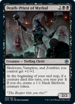 Death-Priest of Myrkul FOIL Adventures in the Forgotten Realms NM CARD ABUGames - Image 1