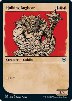 Hulking Bugbear (Showcase) FOIL Adventures in the Forgotten Realms NM ABUGames - Image 1