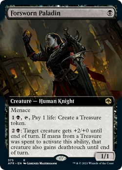 Forsworn Paladin (Extended Art) Adventures in the Forgotten Realms NM ABUGames - Image 1