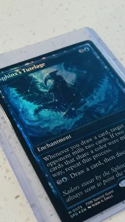 1 x Sphinx's Tutelage - Foil - Showcase - Special Guests - NM-Mint - MTG - Image 1