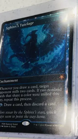 1 x Sphinx's Tutelage - Foil - Showcase - Special Guests - NM-Mint - MTG - Image 2