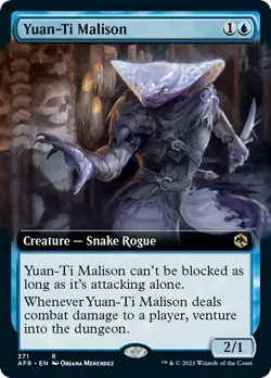Yuan-Ti Malison (Extended Art) Adventures in the Forgotten Realms NM ABUGames - Image 1