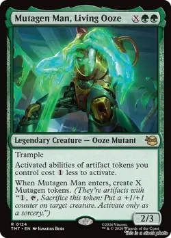 Mutagen Man, Living Ooze [TMT - 124] - NM TCG MTG - Image 1