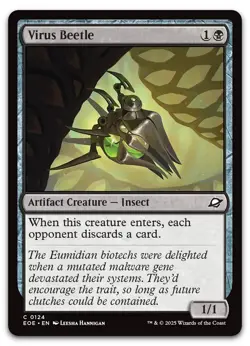 Virus Beetle #124 (NM) Edge of Eternities EOE Magic MTG - Image 1