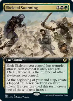 Skeletal Swarming (Extended Art) Adventures in the Forgotten Realms NM ABUGames - Image 1