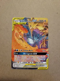 Pokemon Moltres Zapdos Articuno Tag Team GX 44/68 Ultra Rare Holo - Image 1