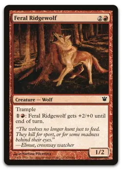 Feral Ridgewolf #142 (NM) Innistrad ISD Magic MTG - Image 1