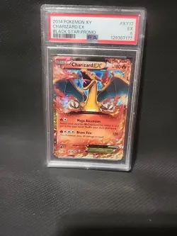 Pokemon 2014 XY Black Star Promo #XY17 Charizard EX PSA 5 EX Condition - Image 1