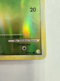 Pokemon Caterpie 57/123 Reverse Holo HeartGold SoulSilver 2010 NM - Image 2