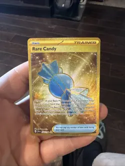 Pokemon TCG: Rare Candy #256/198 Hyper Rare Gold Scarlet & Violet Base NM - Image 1