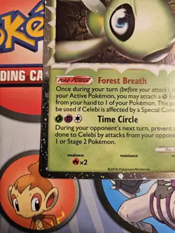 Pokemon TCG Celebi Prime Triumphant Holo 92/102 Excellent Condition - Image 5