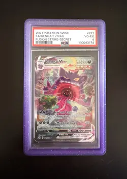 Pokemon Gengar VMAX Fusion Strike Alt Art 271/264 PSA 4 - Image 1