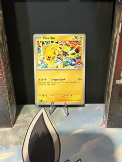 Pokemon TCG Pikachu SVP225 World Championship 2025 Black Star Promo NM Near Mint - Image 1