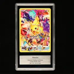 GEMIX 9 2023 Pokemon Crown Zenith ENG Pikachu F 160/159 Secret Rare - Image 1