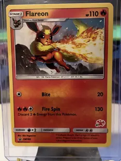 Pokemon TCG Flareon Battle Academy 27 Regular Promo NM - Image 1