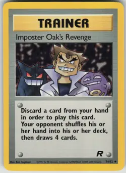 Pokemon TCG Imposter Oak's Revenge Uncommon Team Rocket 76/82 - Image 1