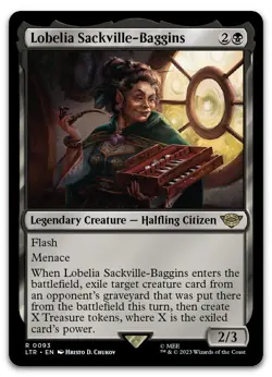 Lobelia Sackville-Baggins #93 (NM) Lord of the Rings LTR Magic MTG - Image 1