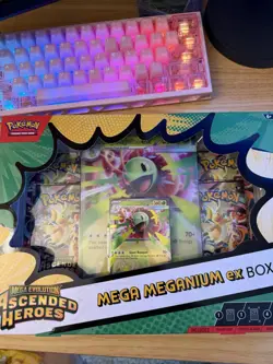 Pokemon Ascended Hero’s Lot 2 x mega Ex Boxes, Booster Bundle, and 2 Pack - Image 2