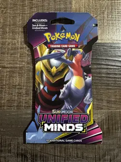 Pokemon TCG Sun and Moon Unified Minds Sleeved Booster Pack - Image 1