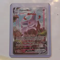 Pokemon Espeon VMAX Alternate Art Secret Rare 270/264 Fusion Strike Holo - Image 1