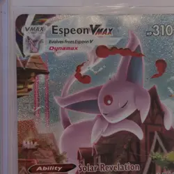 Pokemon Espeon VMAX Alternate Art Secret Rare 270/264 Fusion Strike Holo - Image 3