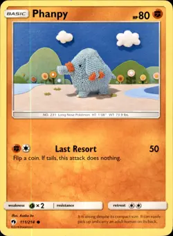 Phanpy 111/214 - Pokemon SM - Lost Thunder - LP - Image 1