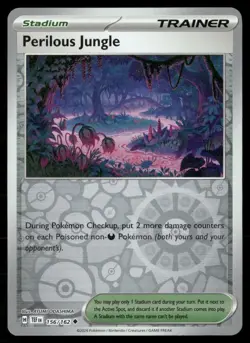 Perilous Jungle 156/162 Temporal Forces Reverse Holo Pokemon TCG - Image 1