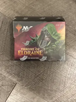 MTG Throne of Eldraine Collector Boosters Box of 12 packs Factory Sealed 630509829972 - Image 1