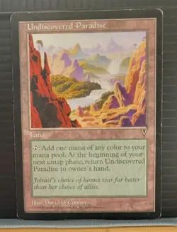 Mtg UNDISCOVERED PARADISE MP Reserve List -Argo- - Image 1