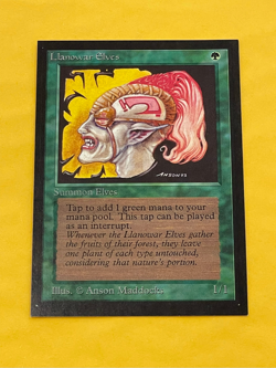 1993 MTG Magic The Gathering Collectors' Edition International Llanowar Elves NM - Image 1