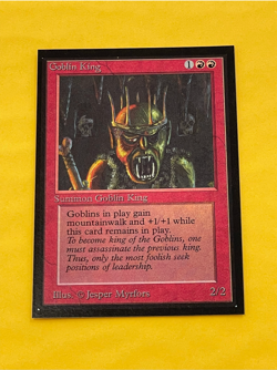 1993 MTG Magic The Gathering Collectors' Edition International Goblin King NM+ - Image 1