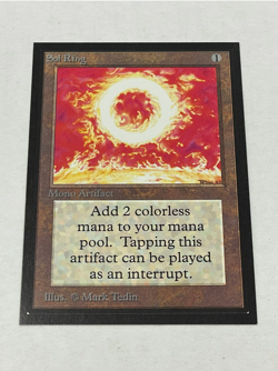 1993 MTG Magic The Gathering Collectors' Edition International Sol Ring NM+ - Image 1