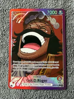 One Piece Gol. D Gold Roger Alt Art Leader Carrying on His Will English OP13-003 - Image 1