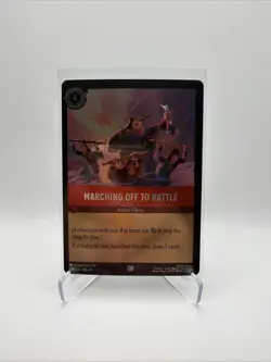 Disney Lorcana Winterspell Marching Off to Battle 129/204 NM - Image 1
