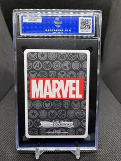 2023 Weiss Schwarz Marvel Premium Iron Man & War Machine IFP Foil #11 ISA 10 GEM - Image 3