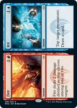 Fire and Ice FOIL Modern Horizons 2 NM Red Blue Rare MAGIC MTG CARD ABUGames - Image 1