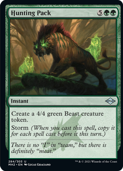 Hunting Pack (ETCHED) FOIL Modern Horizons 2 MINT Uncommon Etched CARD ABUGames - Image 1