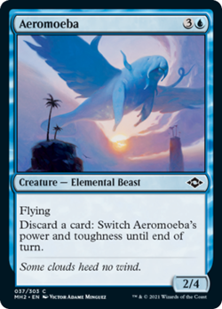 Aeromoeba FOIL Modern Horizons 2 NM Blue Common MAGIC GATHERING CARD ABUGames - Image 1
