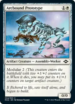 Arcbound Prototype FOIL Modern Horizons 2 NM Artifact White Common CARD ABUGames - Image 1
