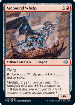 Arcbound Whelp FOIL Modern Horizons 2 NM Artifact Red Uncommon MTG CARD ABUGames - Image 1