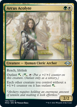 Arcus Acolyte FOIL Modern Horizons 2 NM Green White Uncommon MAGIC CARD ABUGames - Image 1